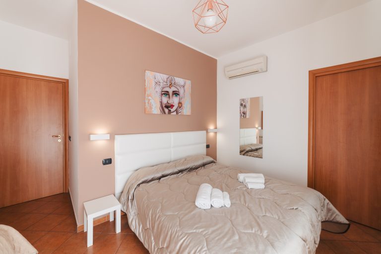 Classic bedroom with headboard
